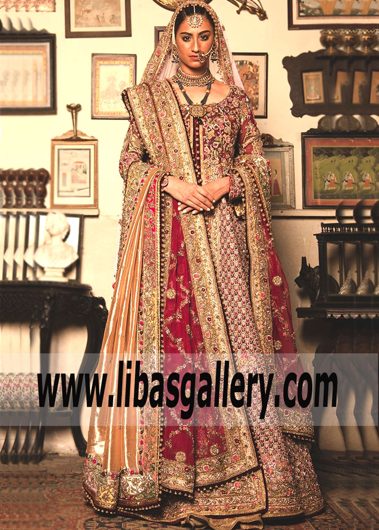 Latest Bridal Lehenga Zurich Switzerland Mesmerizing Bridal Lehenga Designer Fahad Hussayn Bridal Lehenga